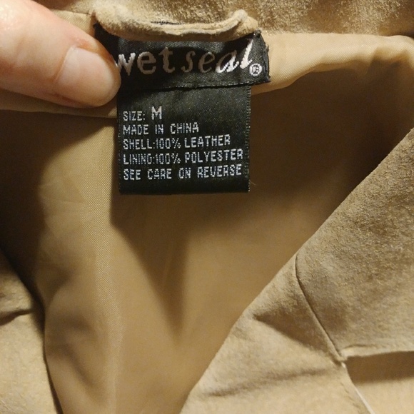 Wet Seal Leather Jacket - Picture 4 of 7